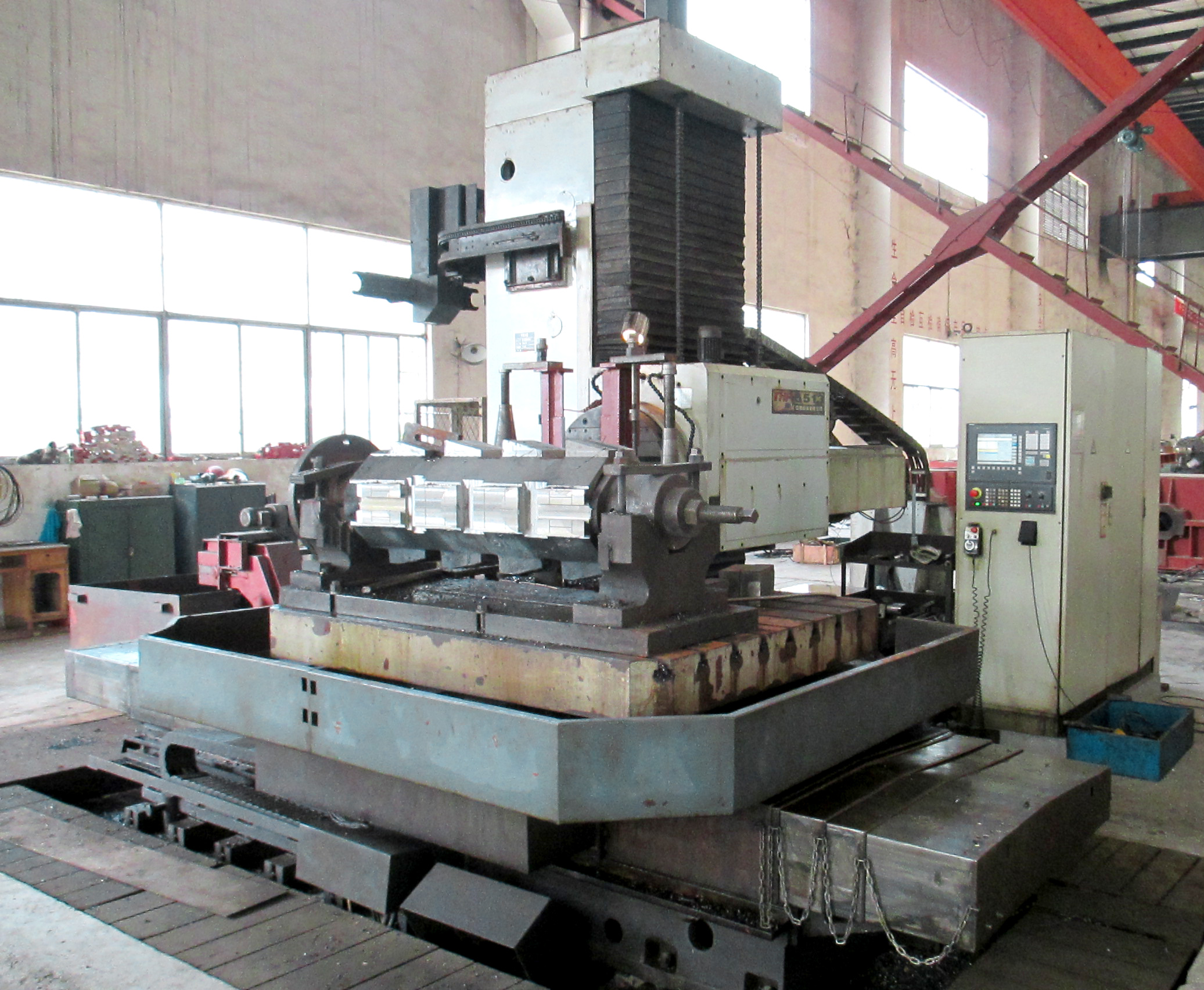 NC horizontal machining machine